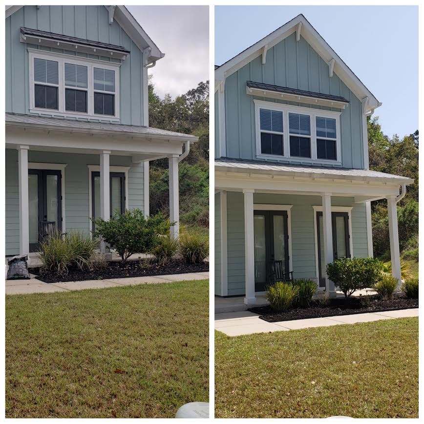 Before and after SeaDragon Home Services.