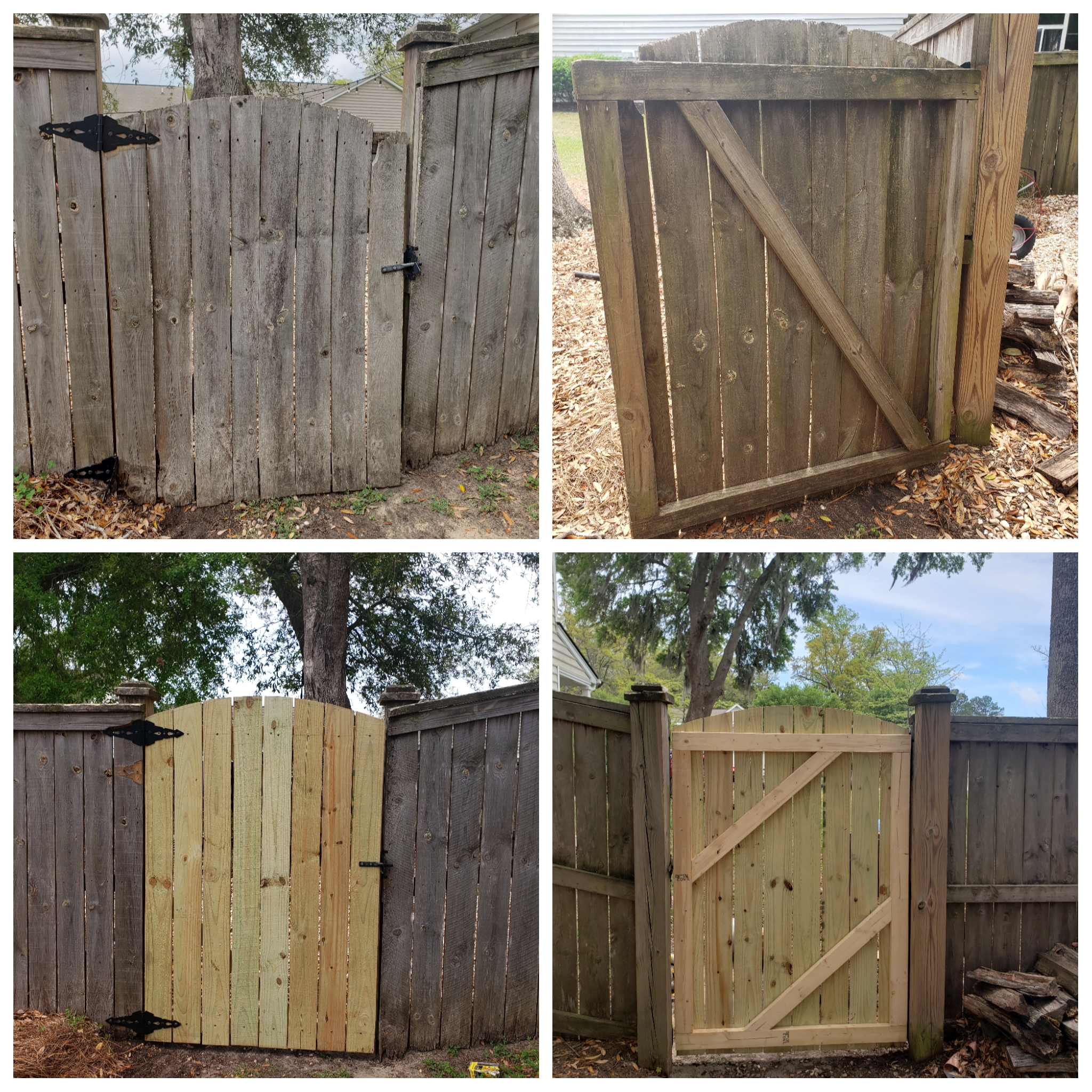 Before and after SeaDragon Home Services.