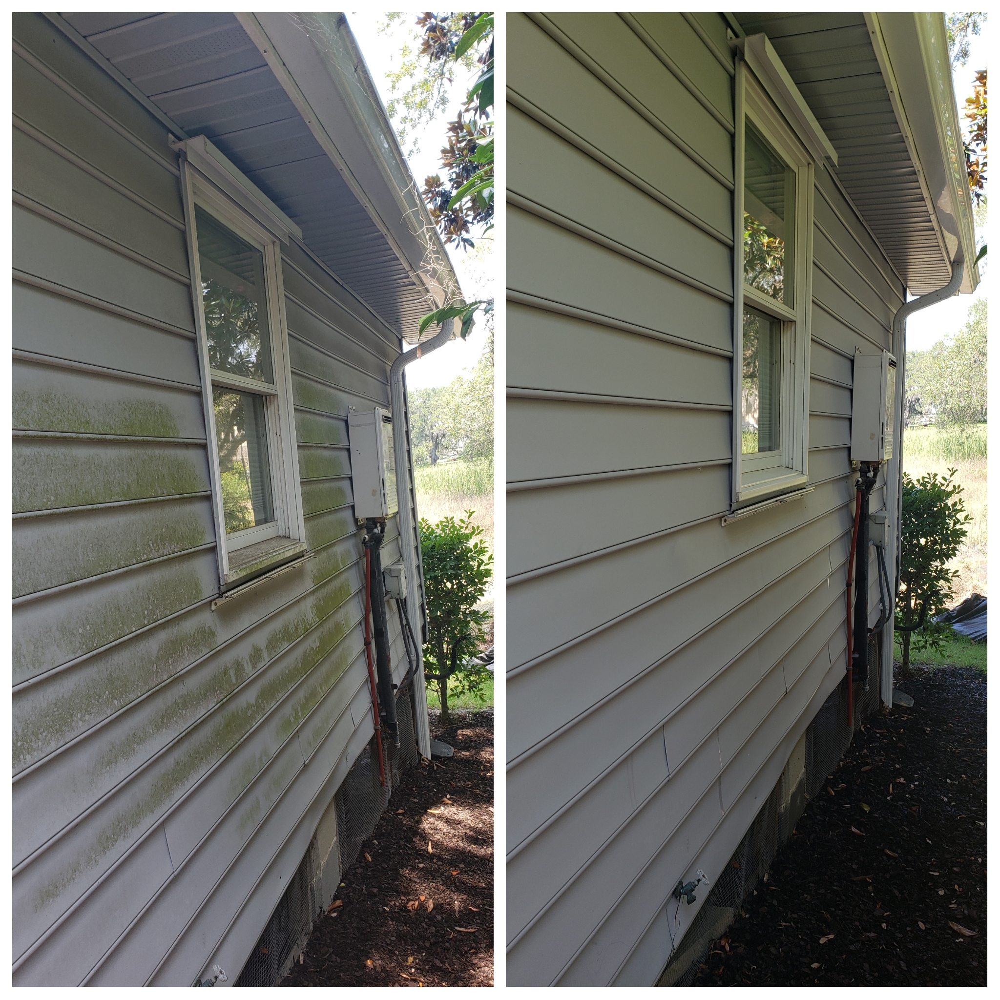 Before and after SeaDragon Home Services.