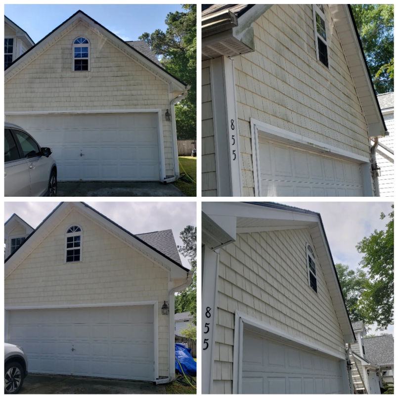 Before and after SeaDragon Home Services.