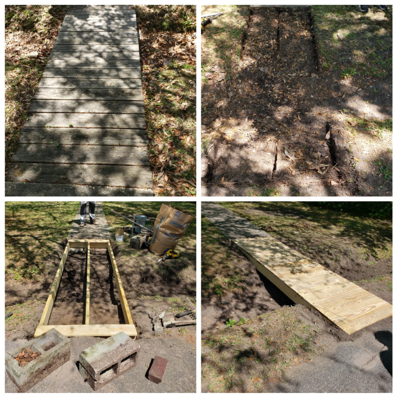 Before and after SeaDragon Home Services.