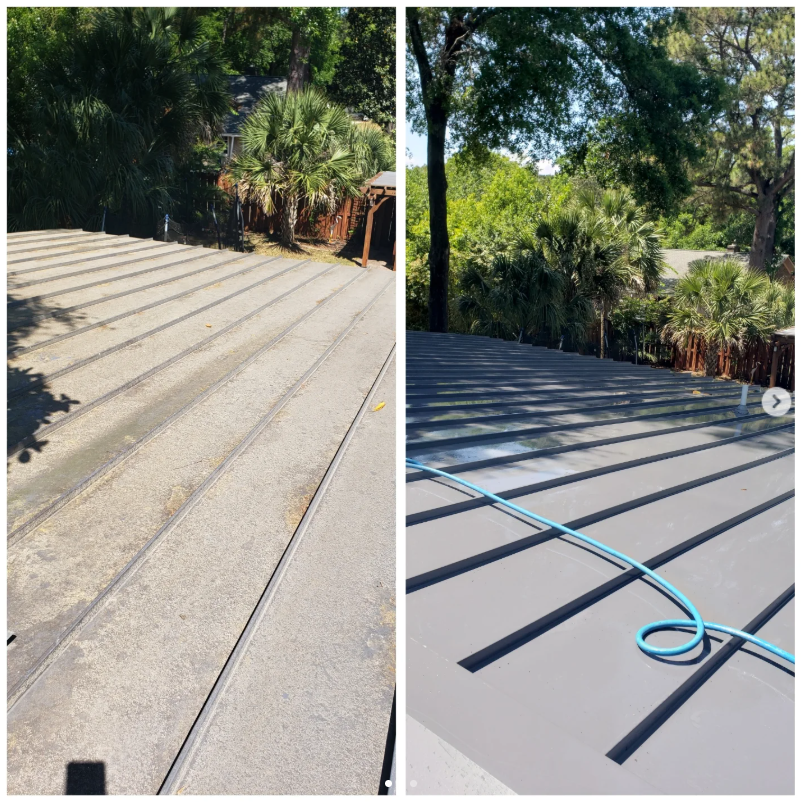 Before and after SeaDragon Home Services.