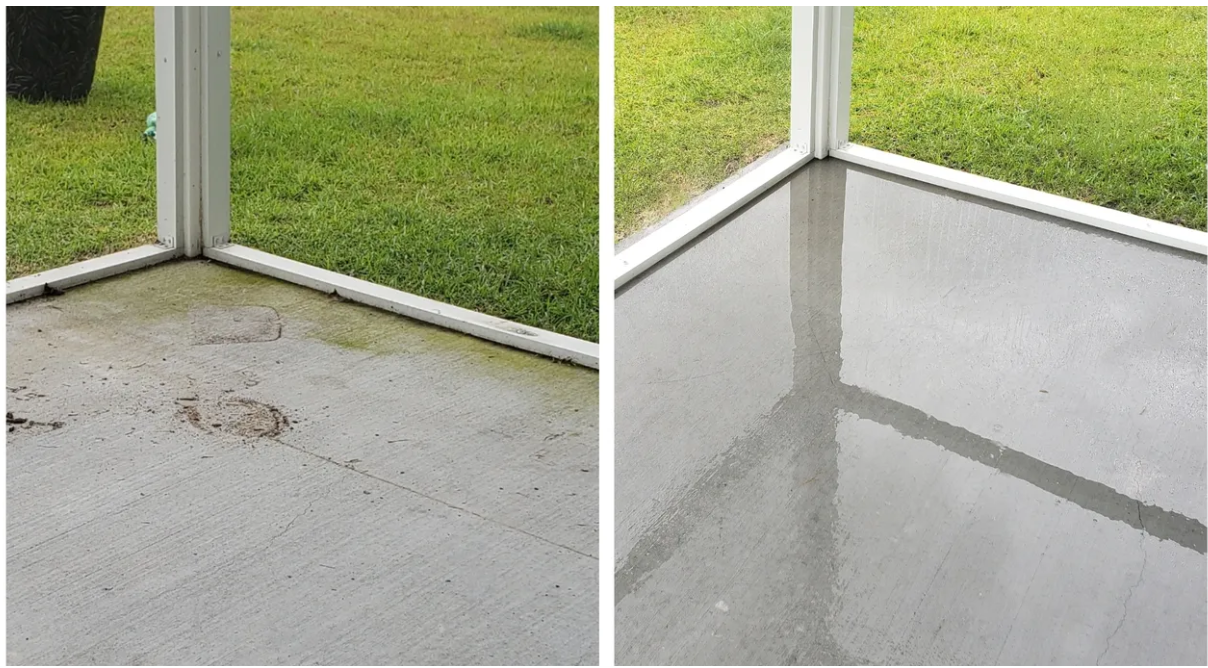 Before and after SeaDragon Home Services.