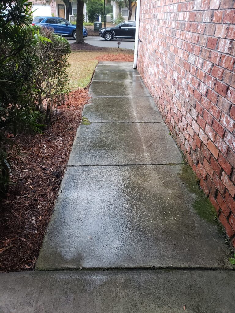 concrete and patio surface cleaning