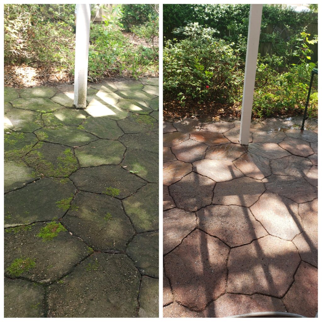 concrete and patio surface cleaning